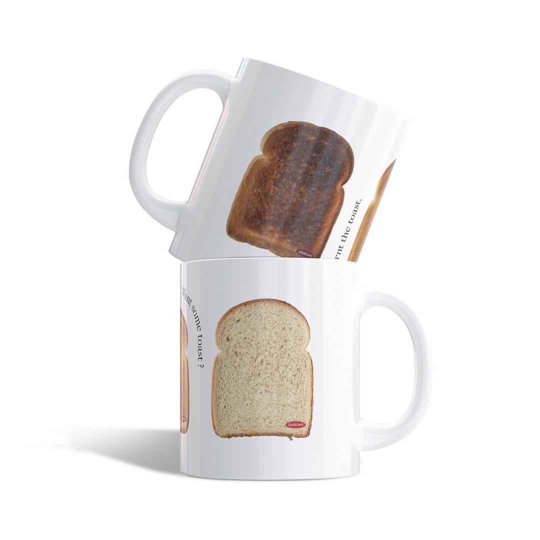 디자인 머그컵 토스트