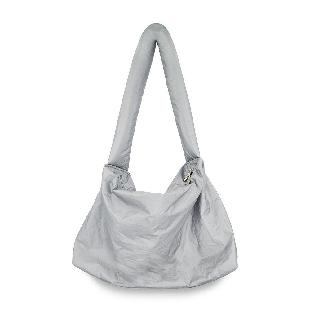 Tyvek®_Puff-Up Big Bag (Silver/Blush Pink)