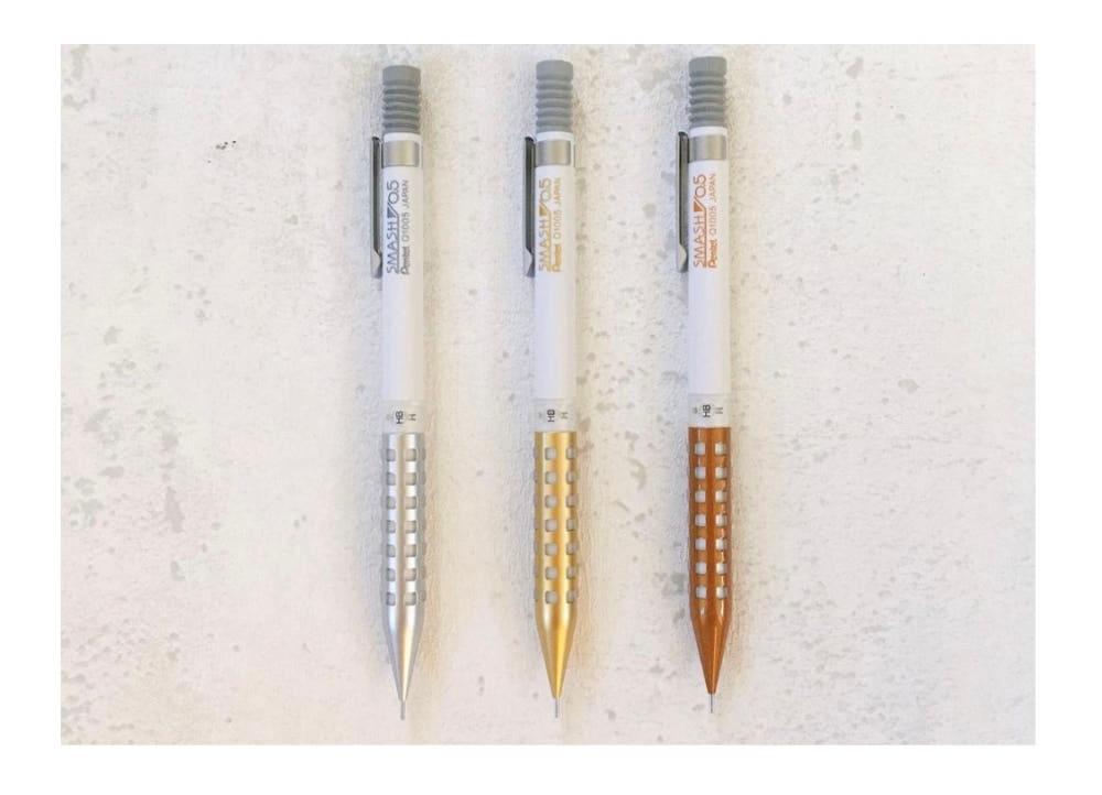 펜텔 스매쉬 츠타야한정 0.5MM 샤프펜슬 금은동 에디션