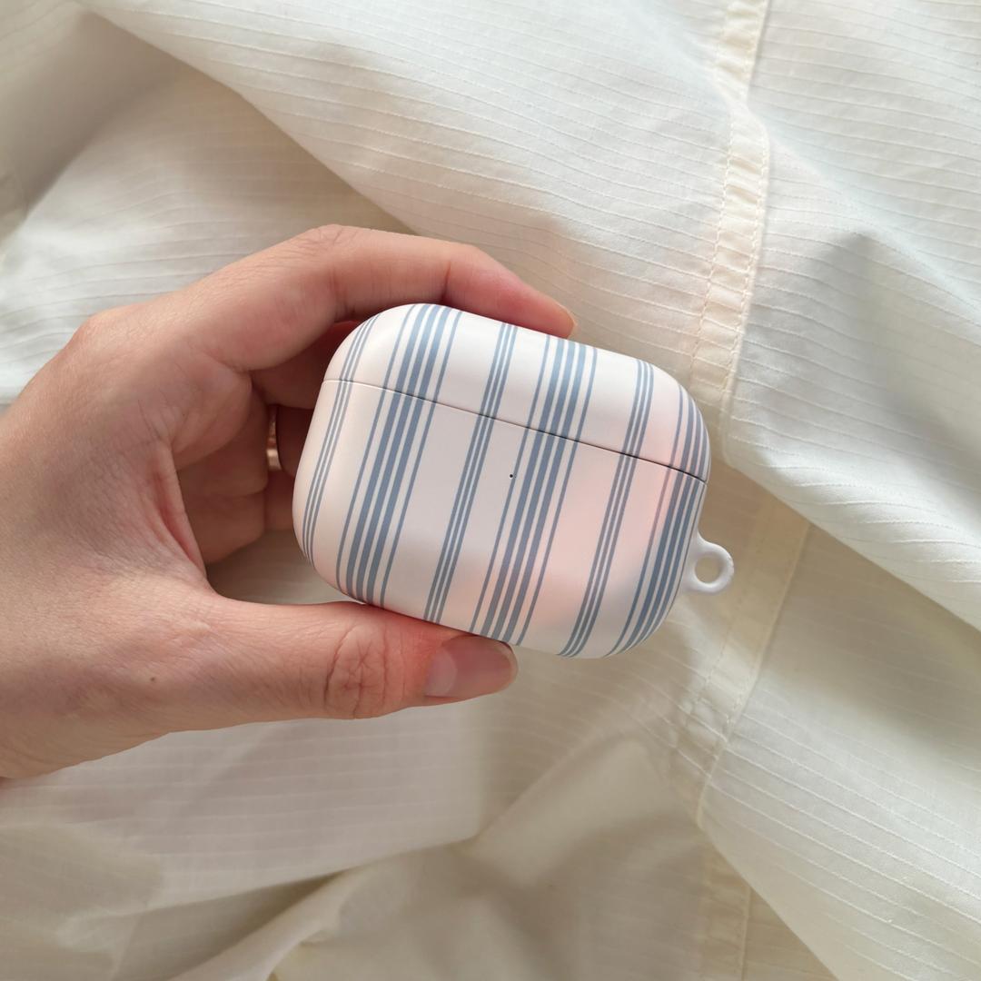Blue Stripe AirPods Case