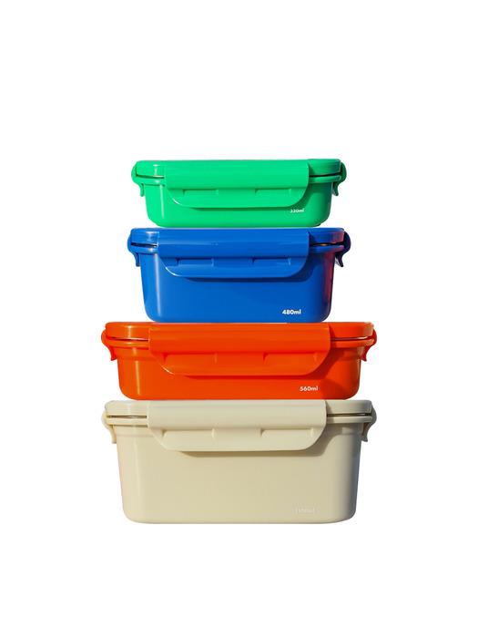 지켜텐 컬러스텐용기 4종세트