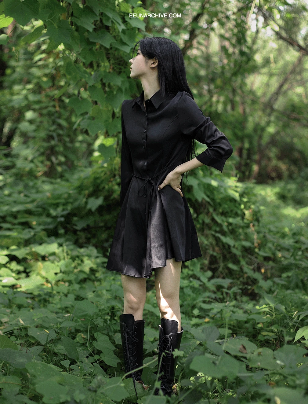 비오 블라우스 원피스