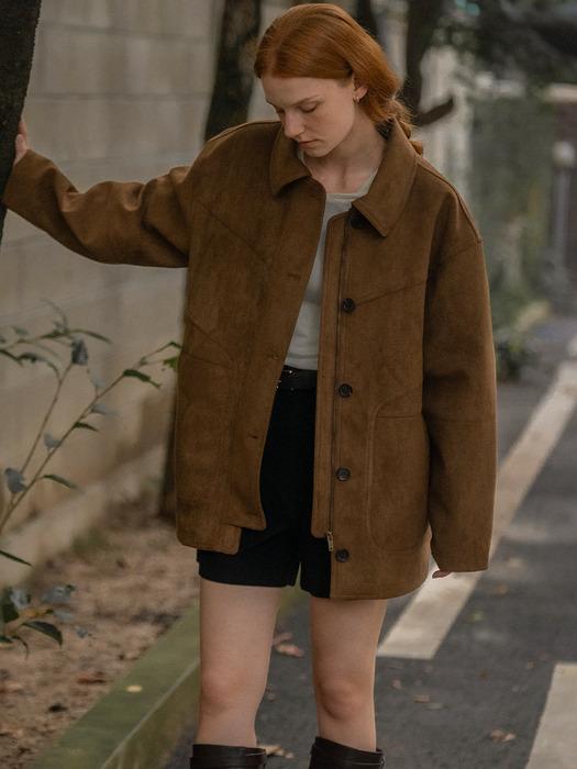 Overfit field suede jacket [KNFW03JK01]_[2color]