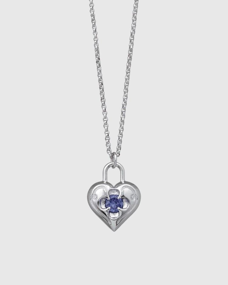 Victorian heart lock necklace 빅토리안 하트 자물쇠 네크리스