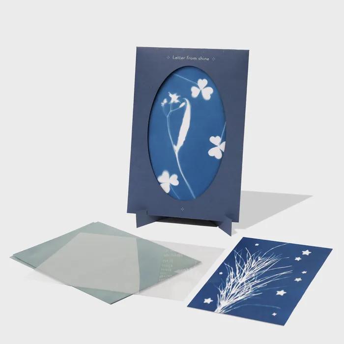 DIY 청사진 카드 _ 쪽색