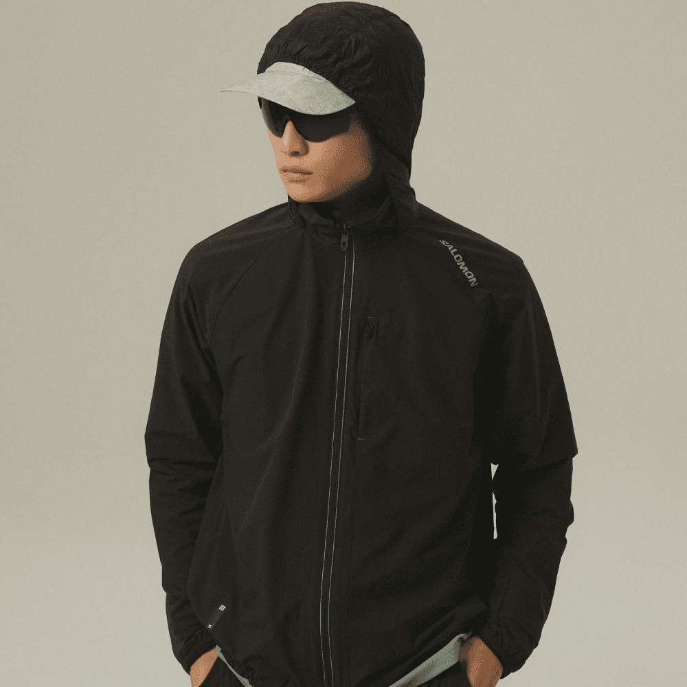 UNI 벤트라이트 러닝 자켓 - 블랙 / M