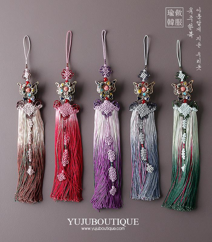 [ SALE ] 청동나비꽃술노리개