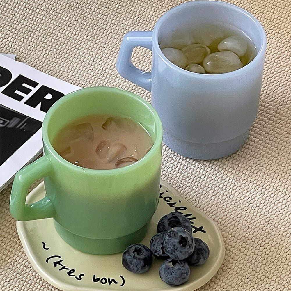 셀렉티드커스텀 프렌치 글래스 머그 유리머그컵 (4컬러)