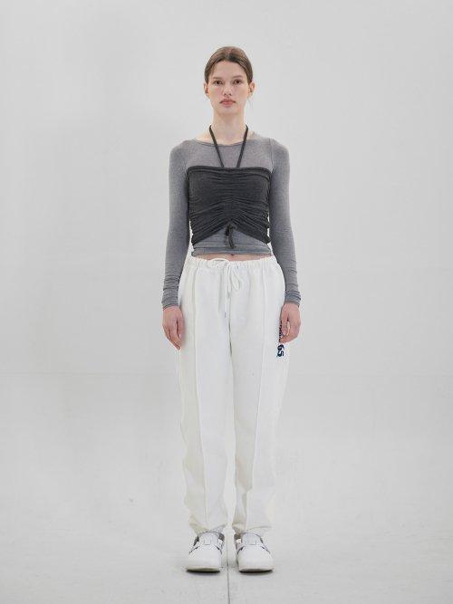 스포츠 시즌 조거 팬츠 (화이트)