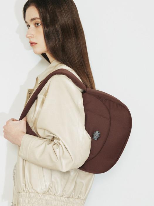 Classic Button Padding Shoulder Bag_3COLORS