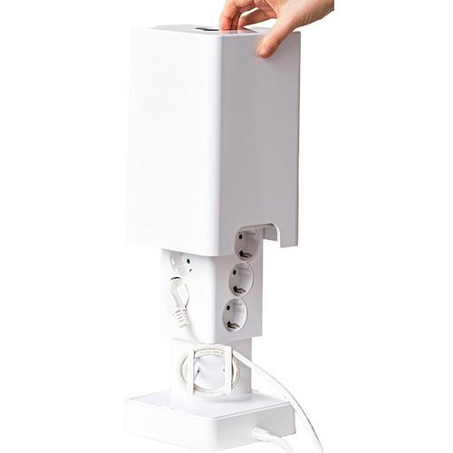 천하지엘씨 파워존 타워탭 5구 16A USB 멀티탭 (2m)