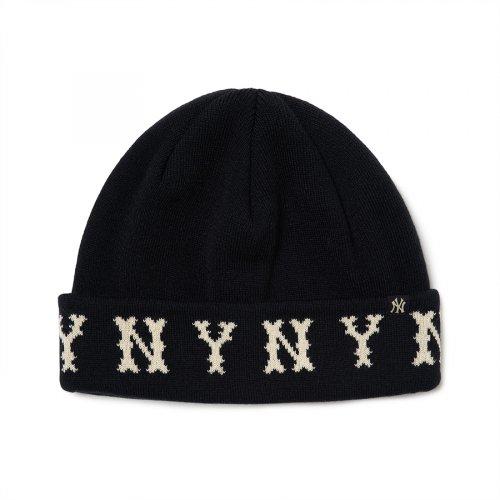 모노그램 클래식 미드 비니 NY (Black)