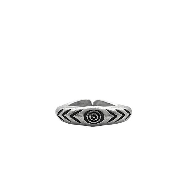 KAREN HILL TRIBE silver Tribal Symbol ring