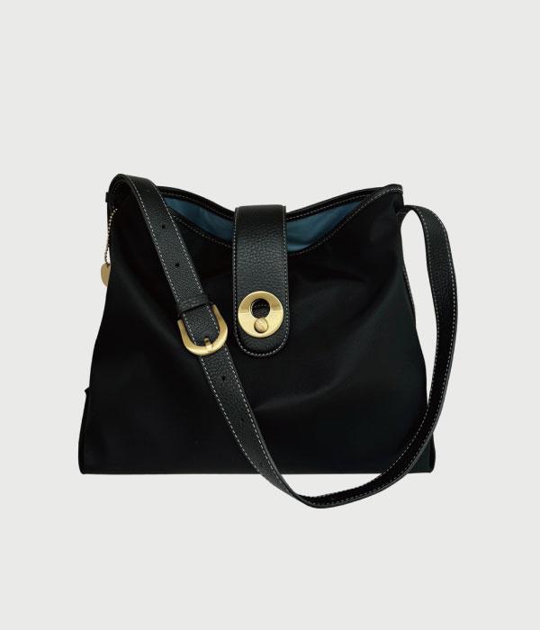 momentum tote bag [nylon black]