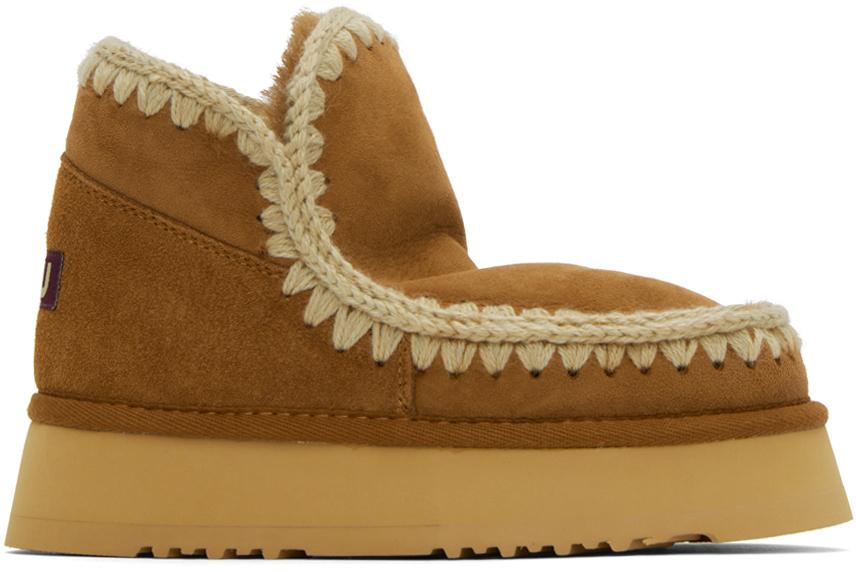 SSENSE 익스클루시브 탠 18 부츠