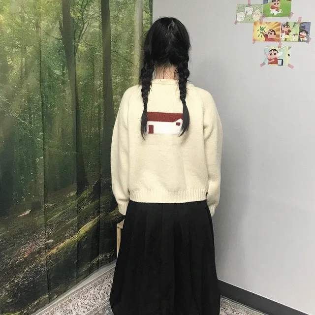 ❤️주문폭주❤️ 세모 하우스 니트 집업