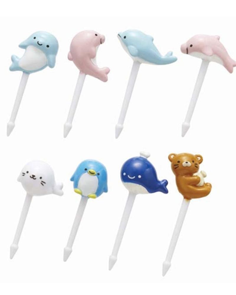 돌고래 바다친구들 도시락 꾸미기 데코픽(8P)