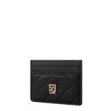 루이까또즈 여성 소가죽 퀄팅 라인 클래식 카드 지갑 SP3QT04FI1BL