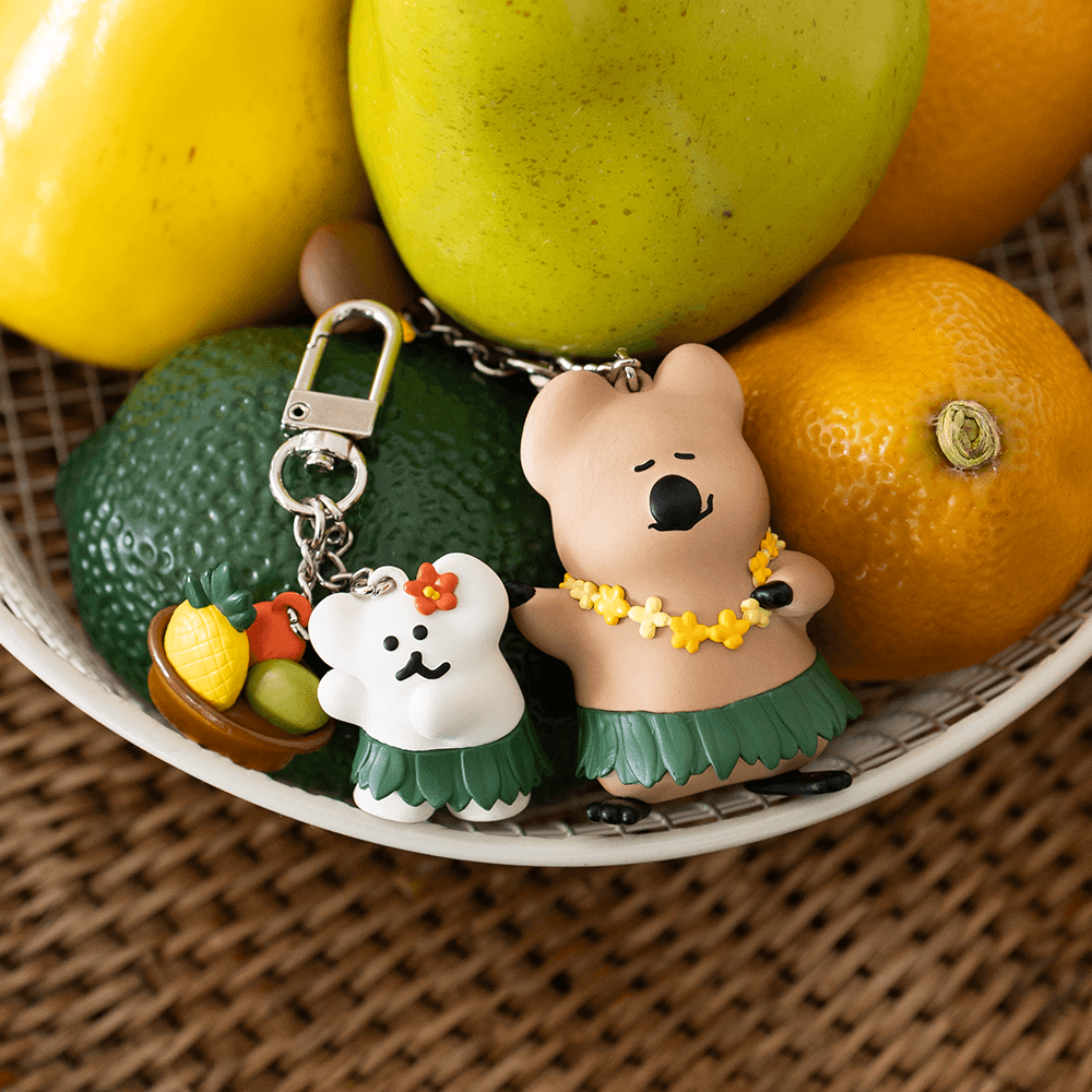Tanning QUOK & BOBO Keychain