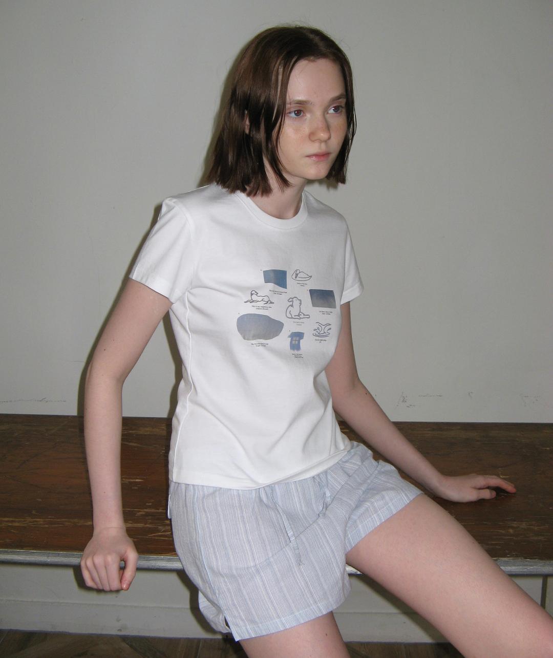Drawing T-Shirt [Off White]