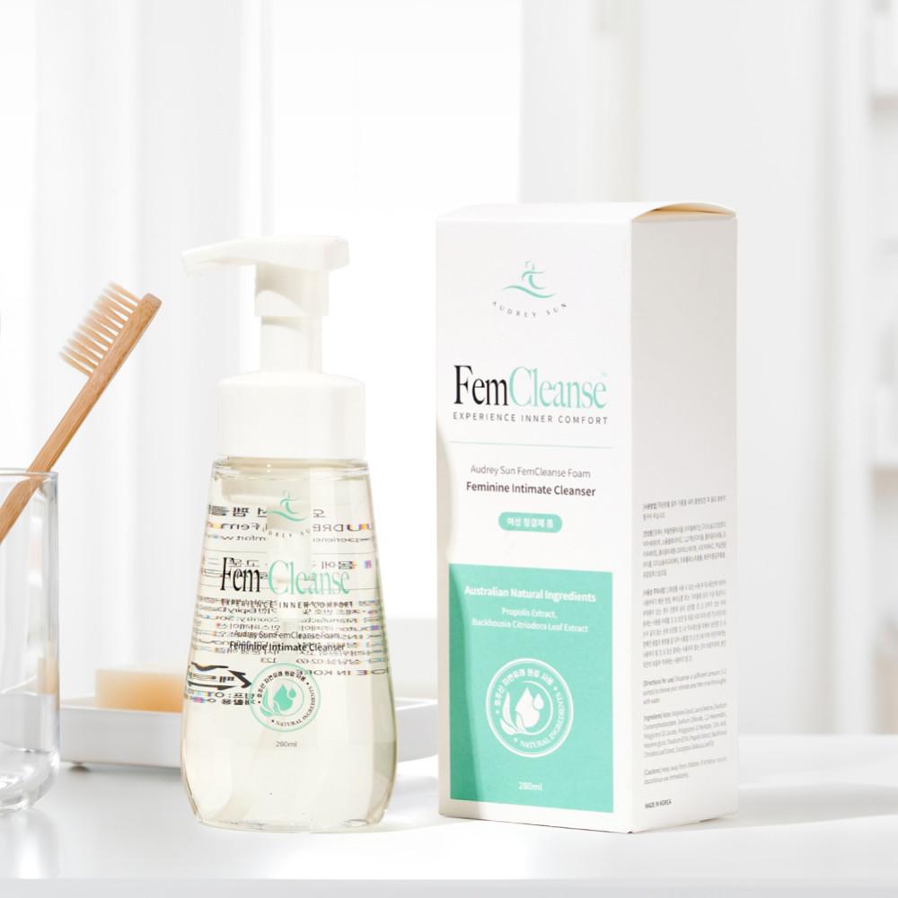 오드리선 EWG 그린등급 자연유래 성분 순한 여성청결제 280ml