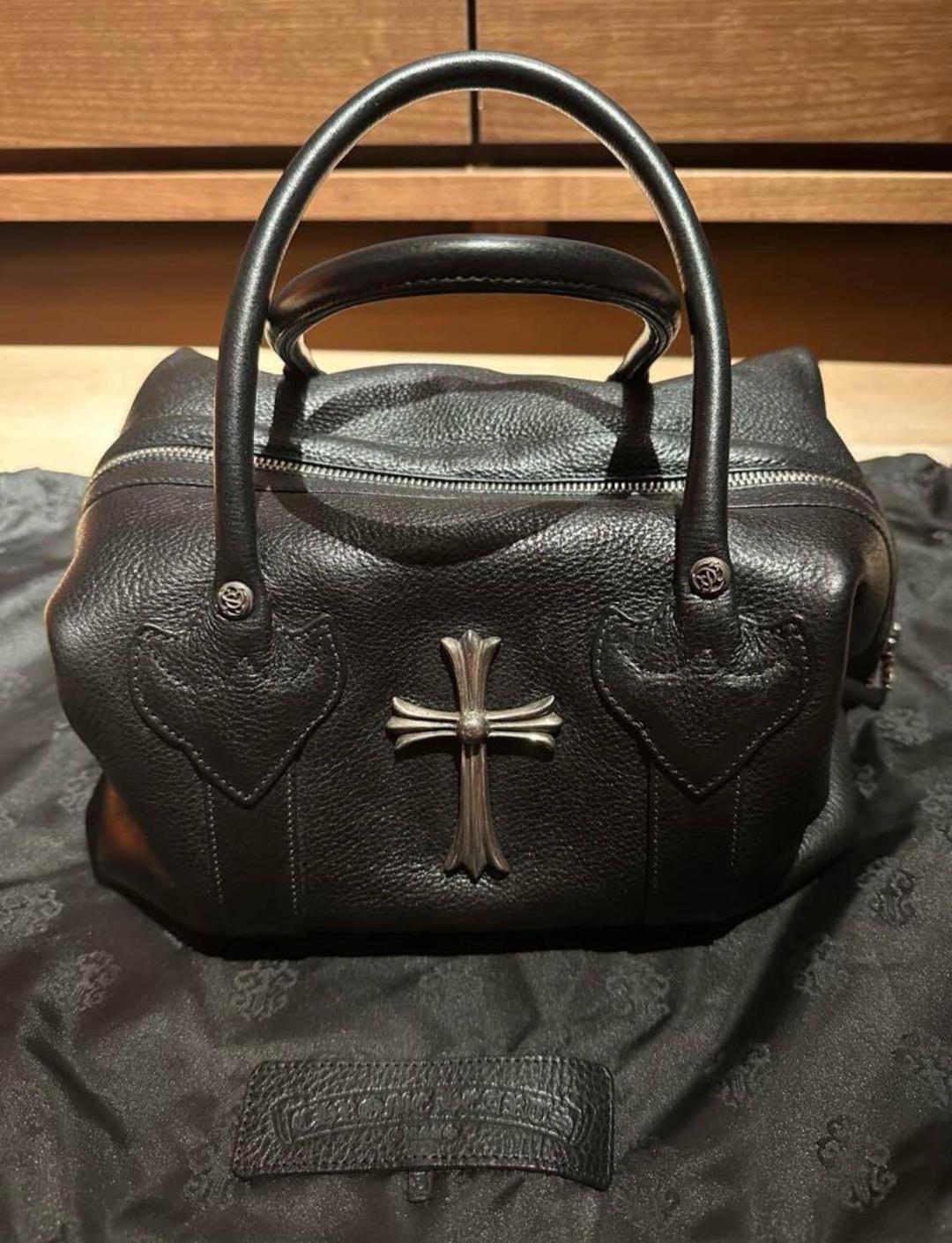 CHROME HEARTS クロムハーツ モニカ ラージクロス レザーバッグ | chromehearts