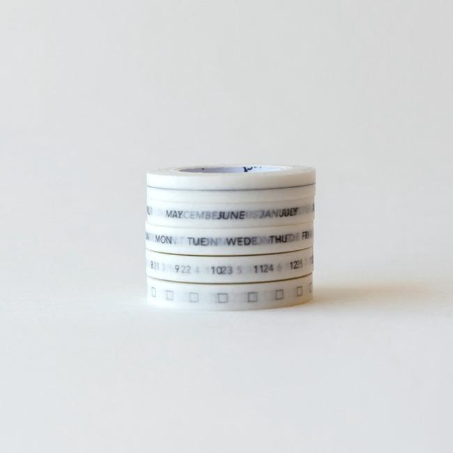[오브젝트] object diary masking tape 6mm 5종