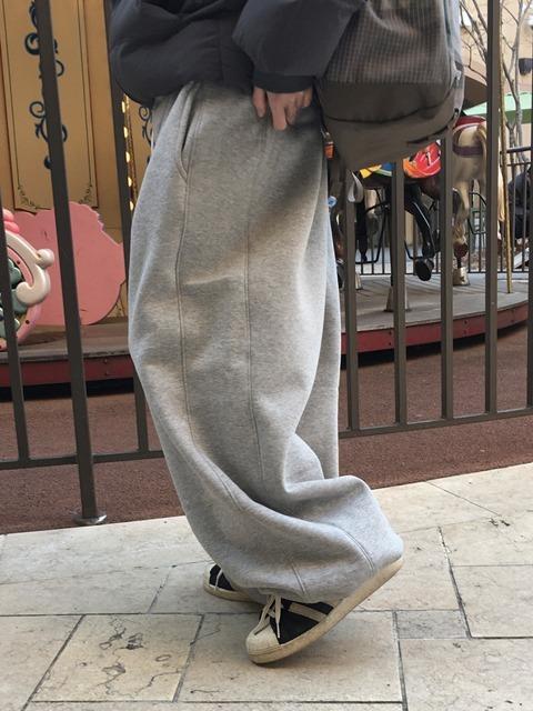 덱스 기모 절개 조거 팬츠