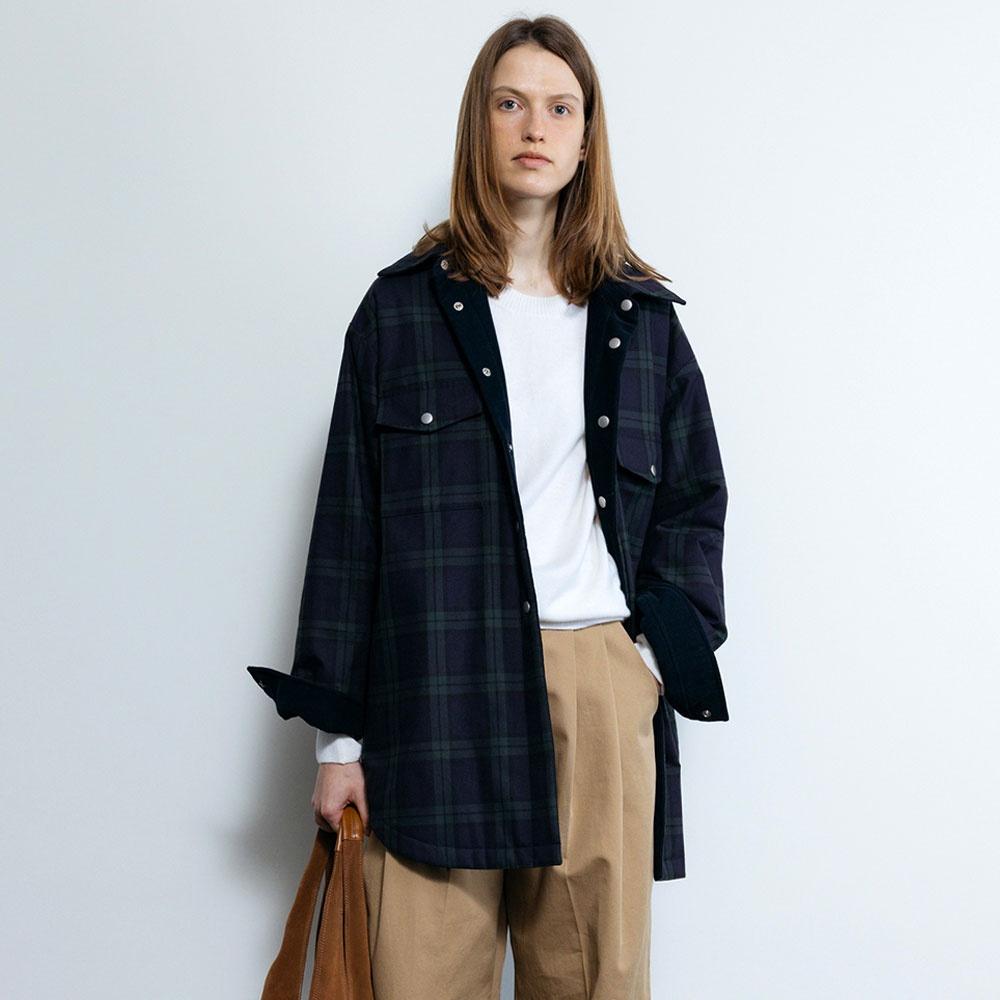 Rosso Reversible Shirt Jacket in Navy