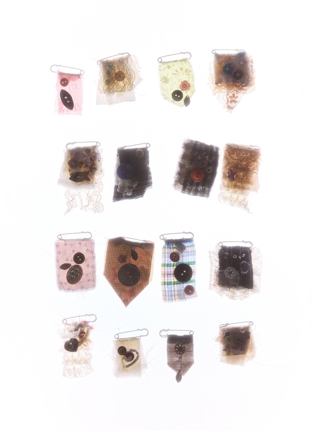 ORCHI BROOCH 3PCS SET