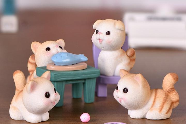 야옹이 미니어쳐 7종 SET 테라리움 꾸미기