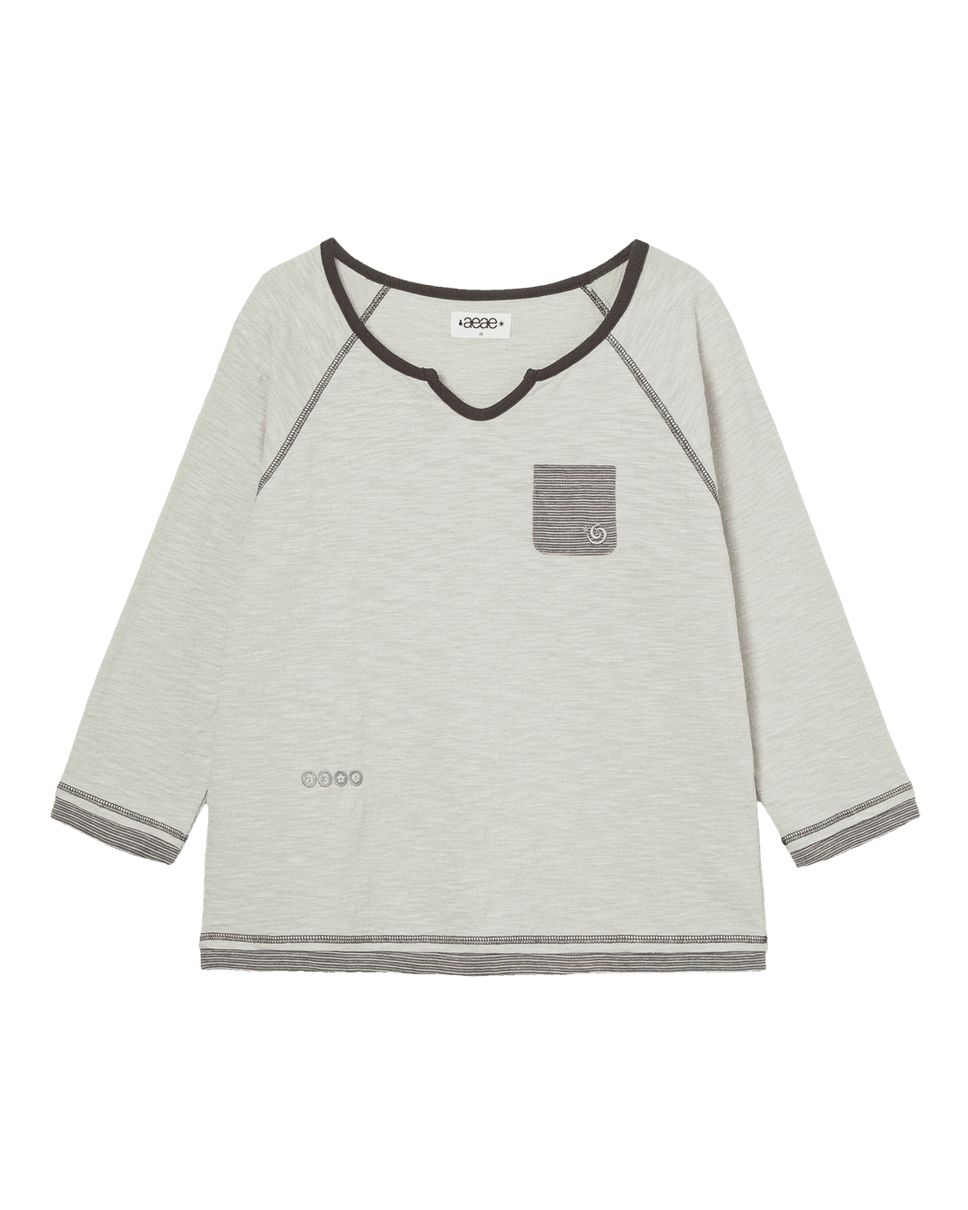 LAYERED SLEEVE TEE [IVORY]