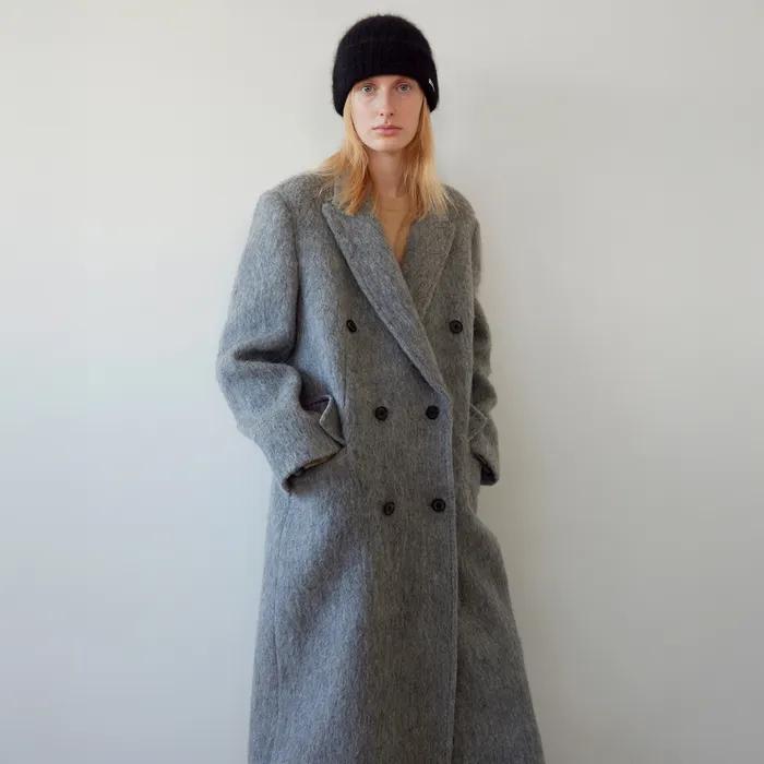 [7차] [사이즈추가]Hairy Alpaca Blended Classic Coat - Charcoal