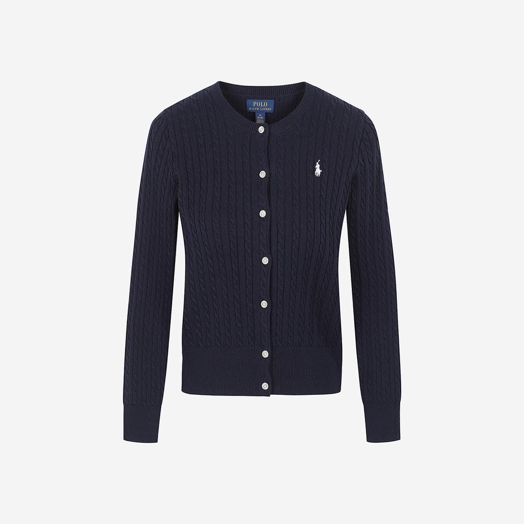 (Child) Polo Ralph Lauren Mini Cable Cotton Cardigan Hunter Navy