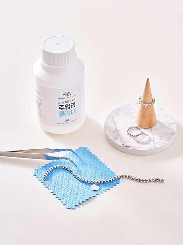 쥬얼리 크리너세트 200ml (핀셋+폴리싱 천)
