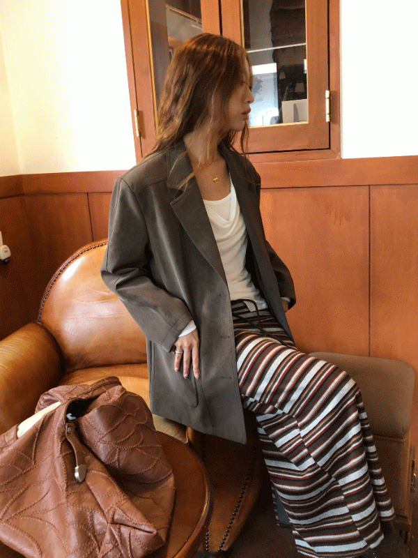 클래식 오버핏 자켓