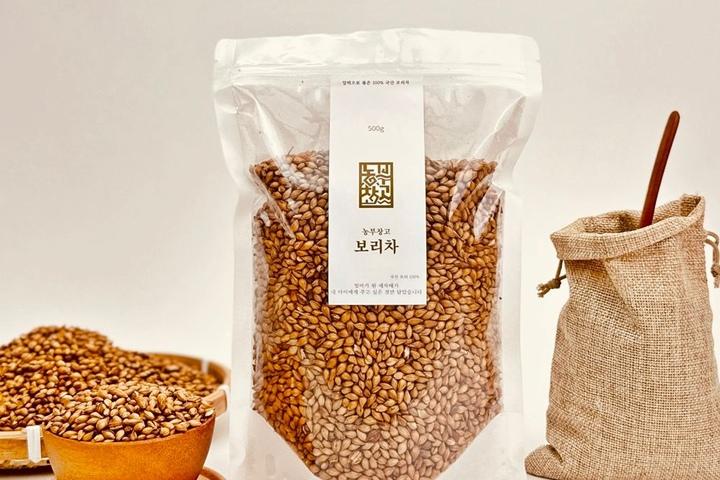 국산100% 진공압력으로 쪄서 볶은 보리차 500g