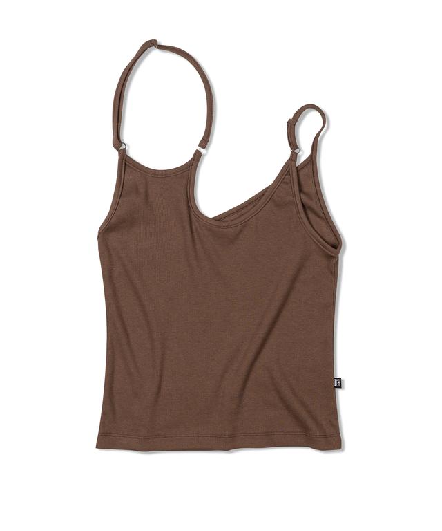 STRING LINE TOP - BROWN