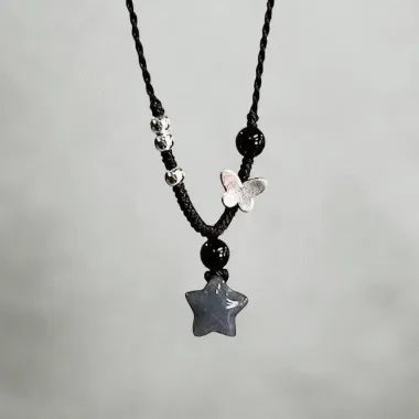 [🖤오늘출발🖤] 히포 빈티지 별 나비 목걸이 y2k
