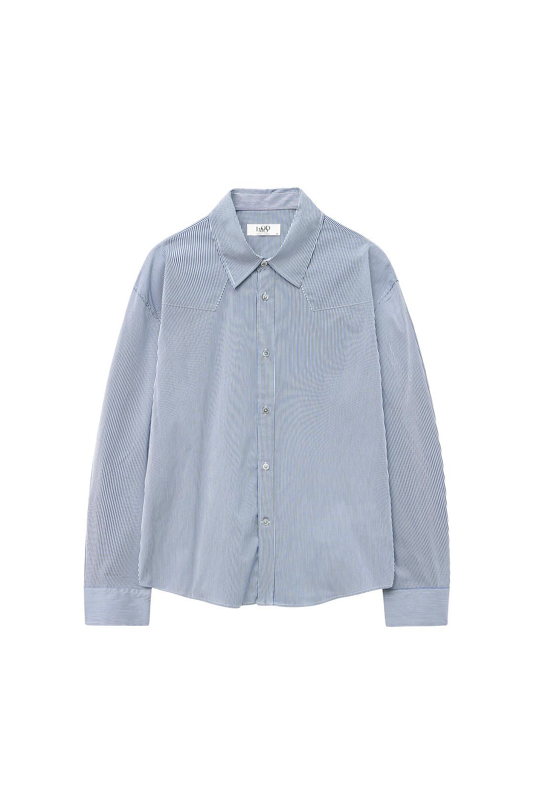 세인트 웨스턴 셔츠 BLUE STRIPE
