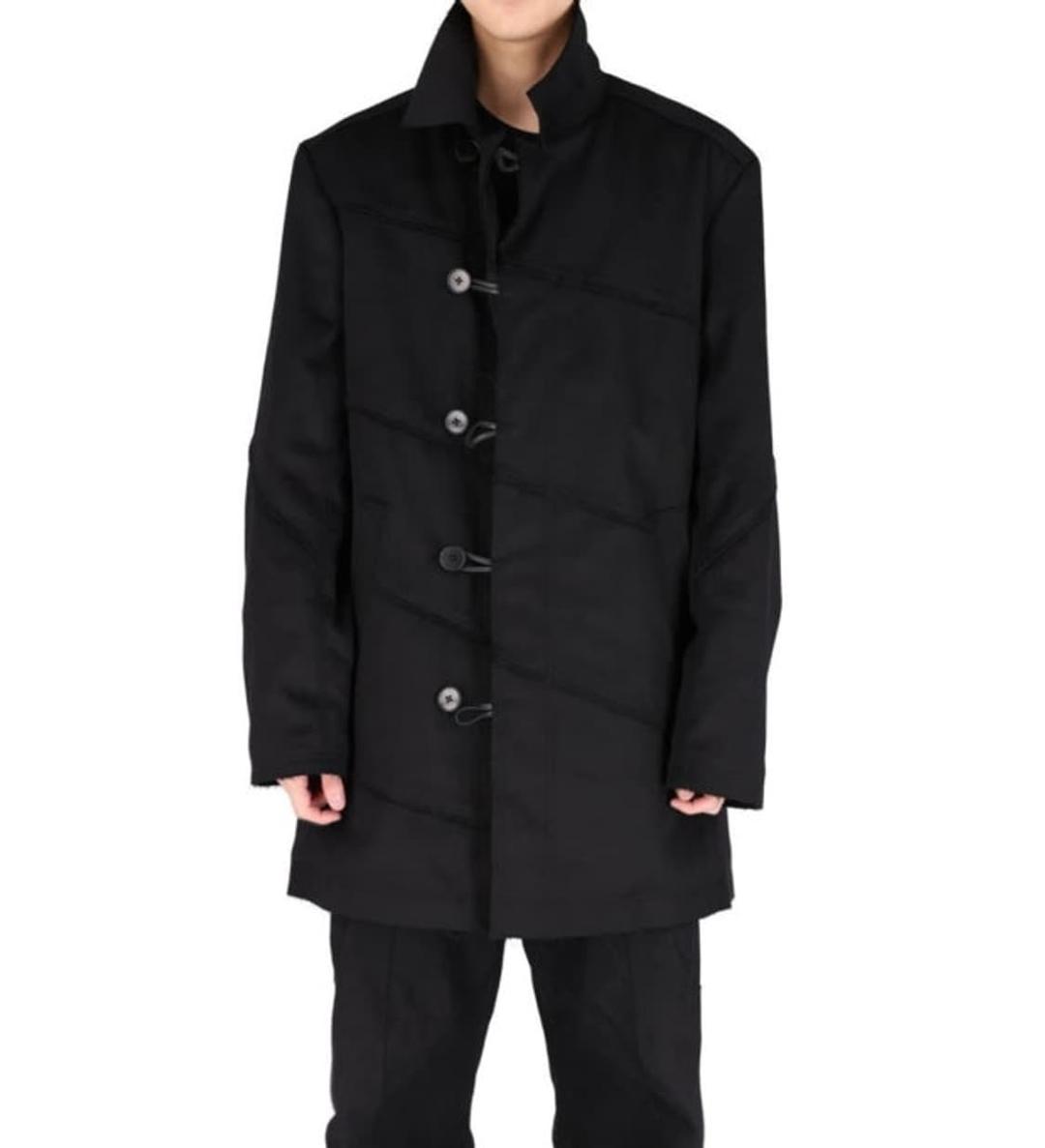 Jabberwocky oc1b diagnoal coat black | 후루츠패밀리