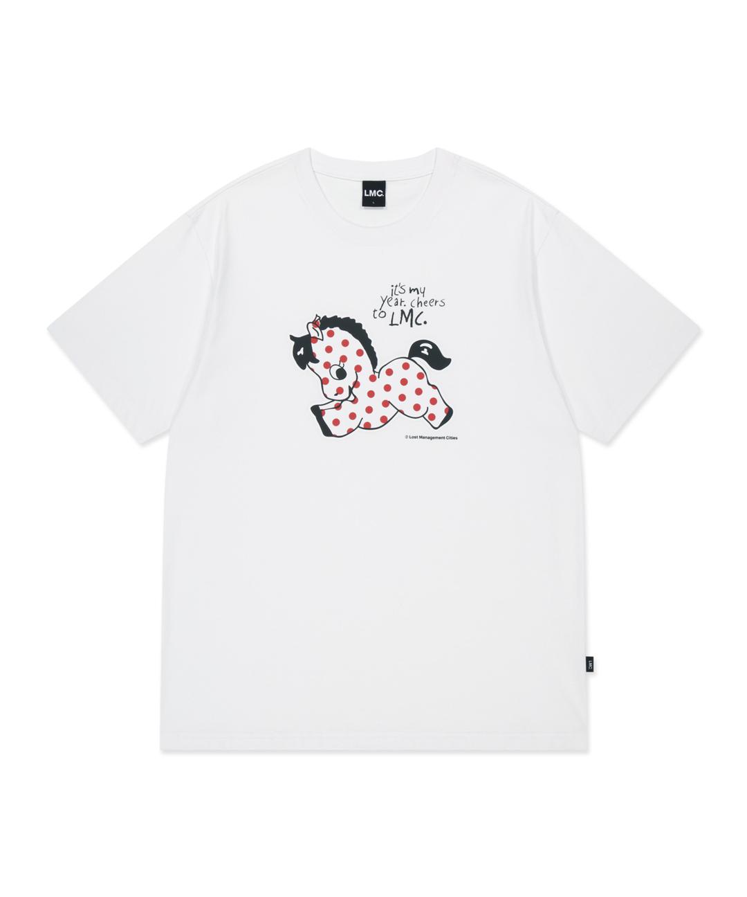 [+26% NEWYEAR2026] NEW YEAR HORSE TEE white