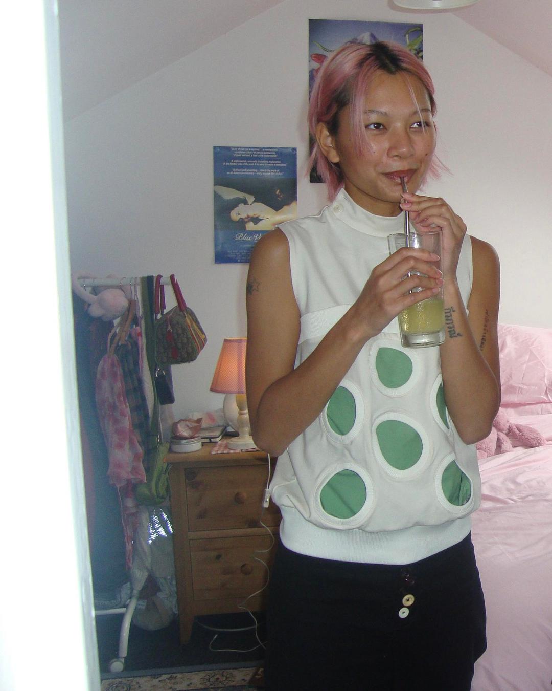 The Apple Top - Cream/Cream Rib — Freya Mckee