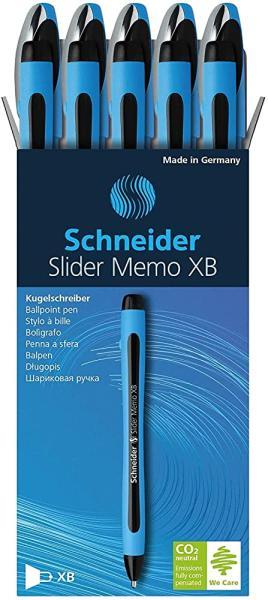 Schneider Slider 메모 XB 볼펜, 10/팩