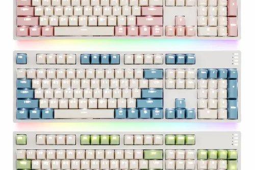 COX CY104 게이트론 기계식 키보드 (블루, 갈축)