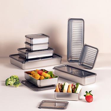 바이마르 스텐 304 냉장고 사각 용기세트 9P 외 에그팬/냄비/음식물쓰레기통/푸드워머 주방용품 모음전