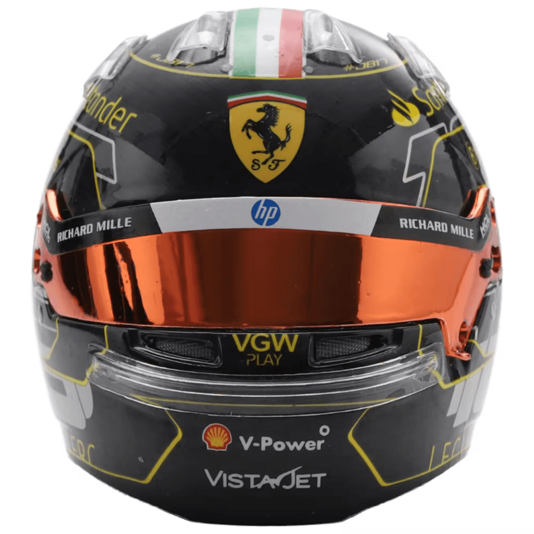 Scuderia Ferrari Charles LeClerc 2024 Monza GP Champion 1:5 Model Helmet