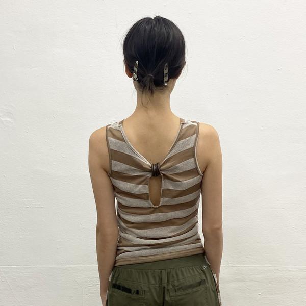 KEY HOLE STRIPED TANK
