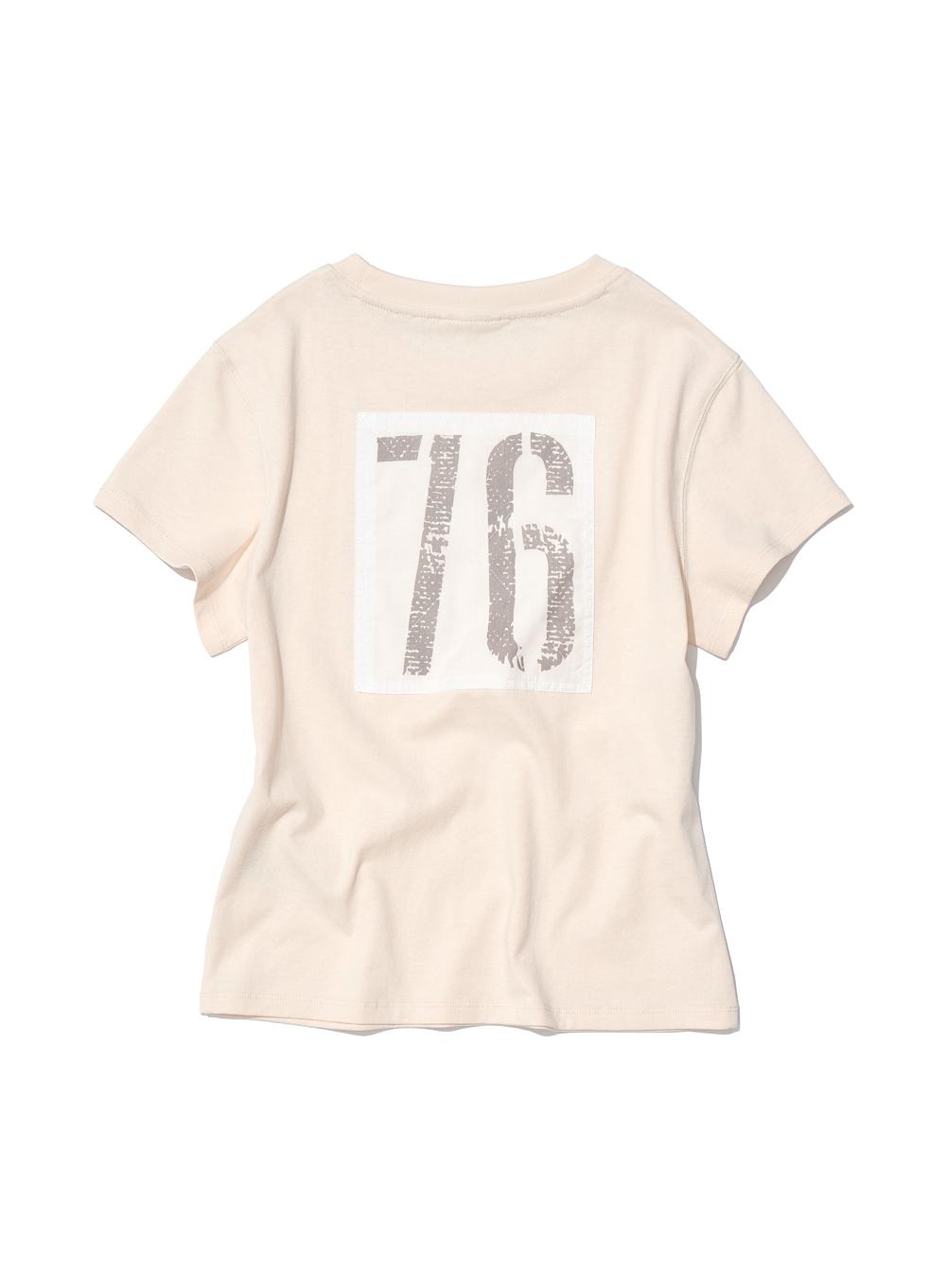 [WOMEN] TEAM 76 PATCH SHORT SLEEVE TEE_CREAM