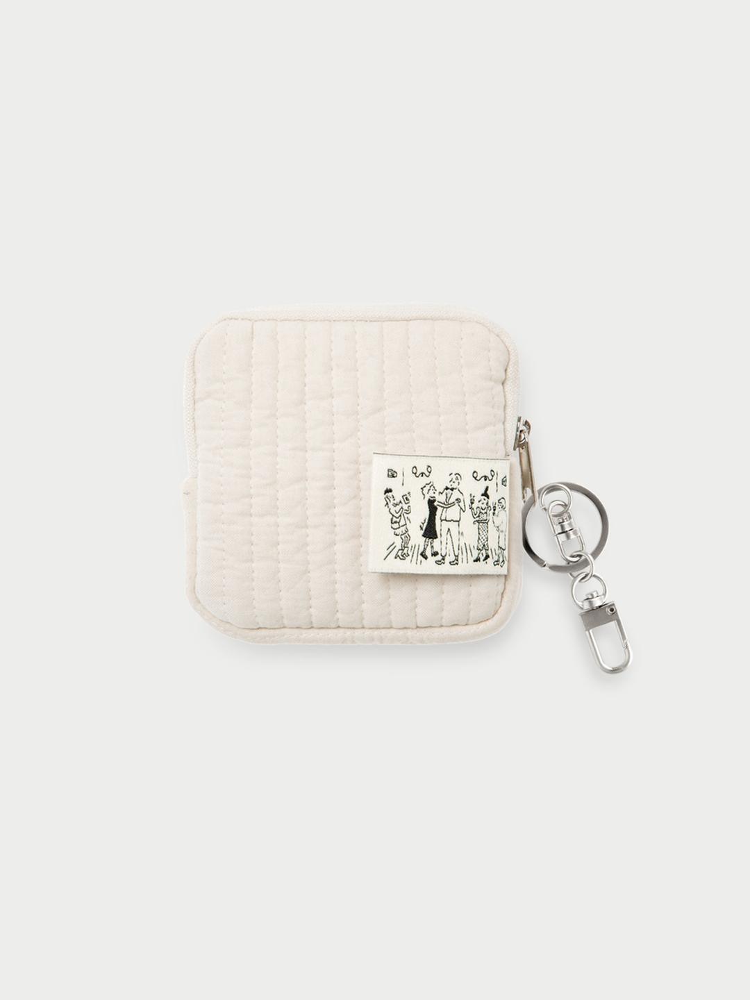 (4th) Micro Keyring Pouch Vanilla (5% off)